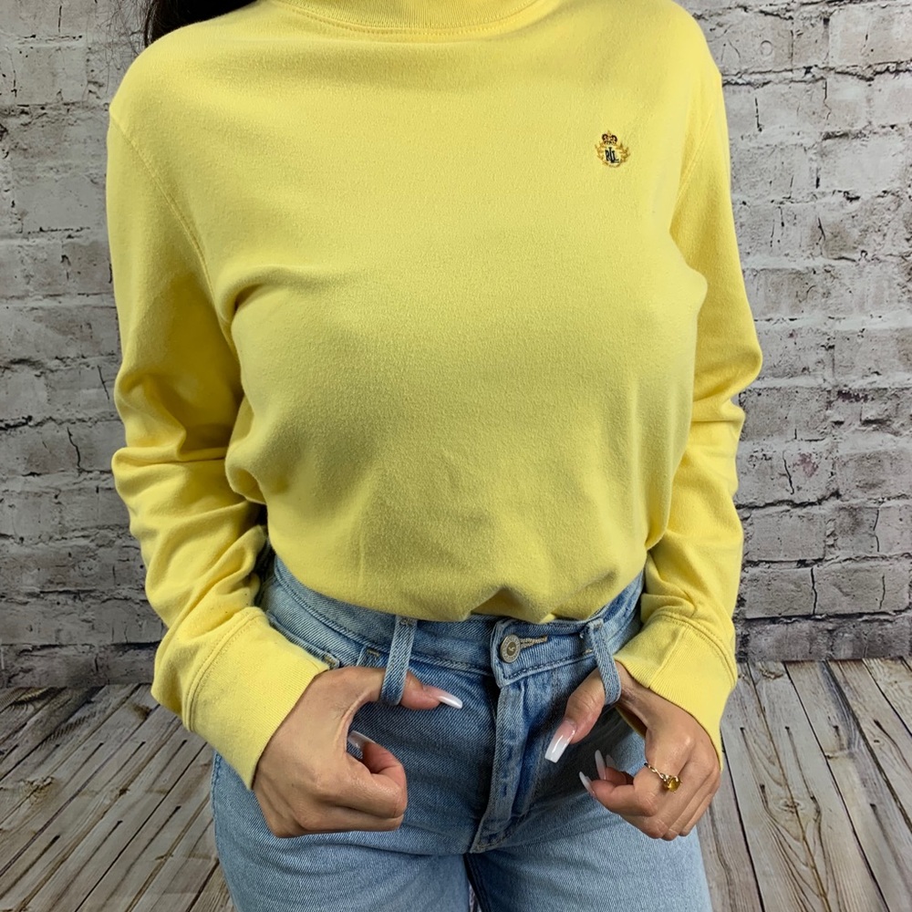 Yellow Ralph Lauren Turtleneck